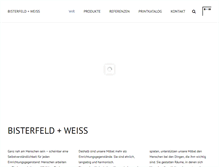 Tablet Screenshot of bisterfeldundweiss.de